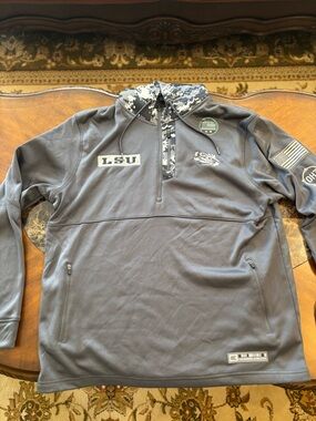 Men's Colosseum Charcoal LSU Tigers OHT Military Appreciation Digi Camo